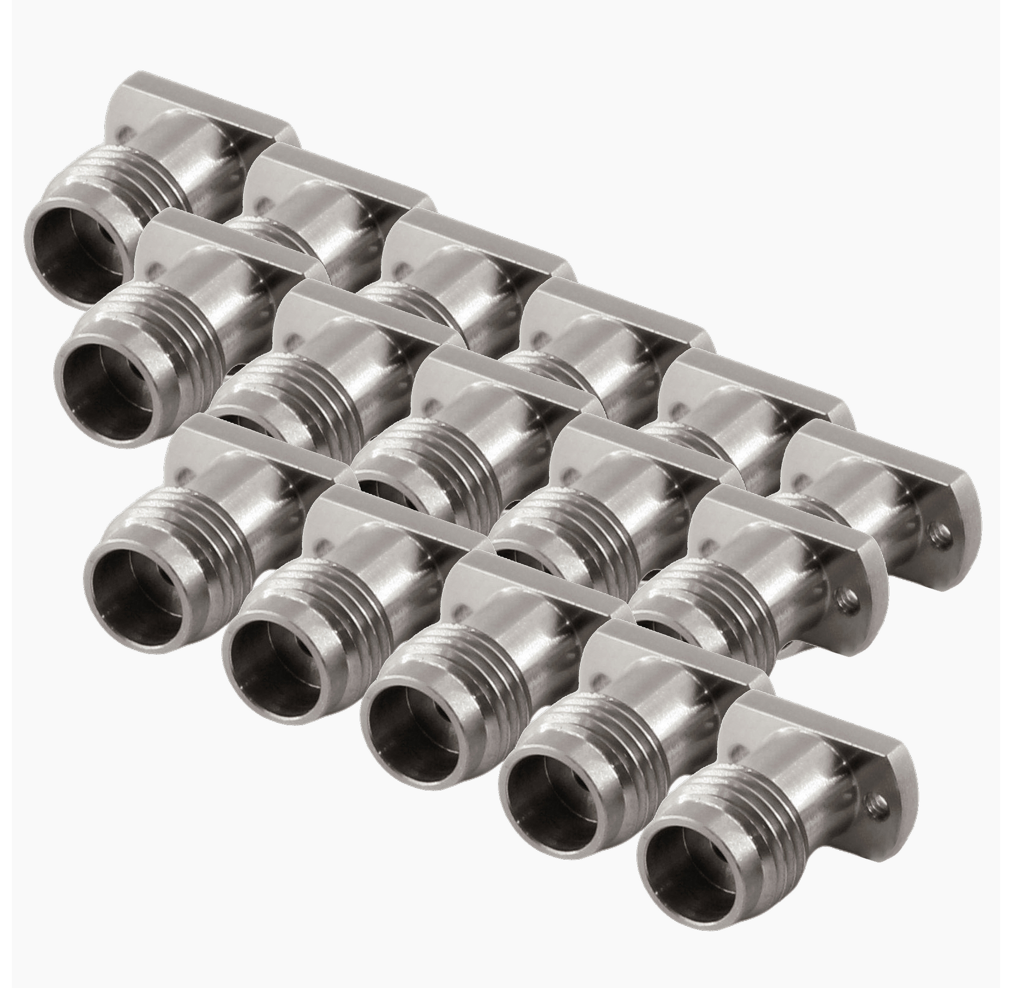 DC-67GHz 1.85mm Female Solderless PCB Compression Mount Connector — URF