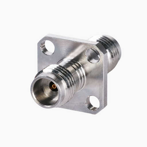 1.85mm Female to 1.85mm Female 4-Hole Flange RF Adapter, DC to 67GHz