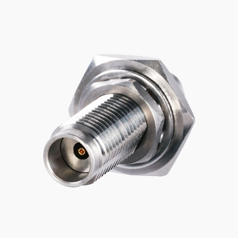 1.85mm Female to 1.85mm Female Bulkhead RF Adapter, DC to 67GHz