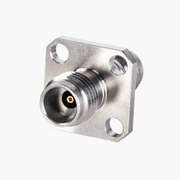 2.4mm Female to 2.4mm Female 4-Hole Flange RF Adapter, DC to 50GHz