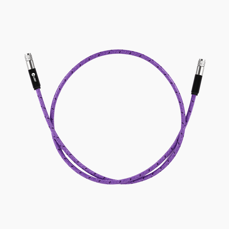2.4mm Male to Male Armoured Flexible Low-Loss Test Cable, DC to 50GHz, 36"