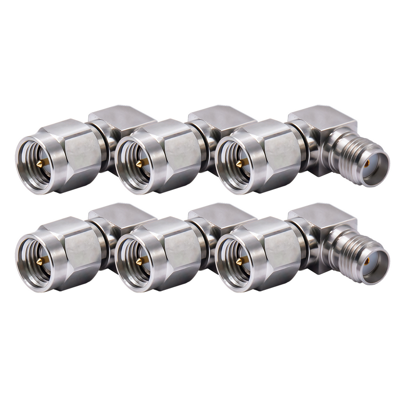 DC-18GHz SMA Male - SMA Female 90° Right Angle Adapter