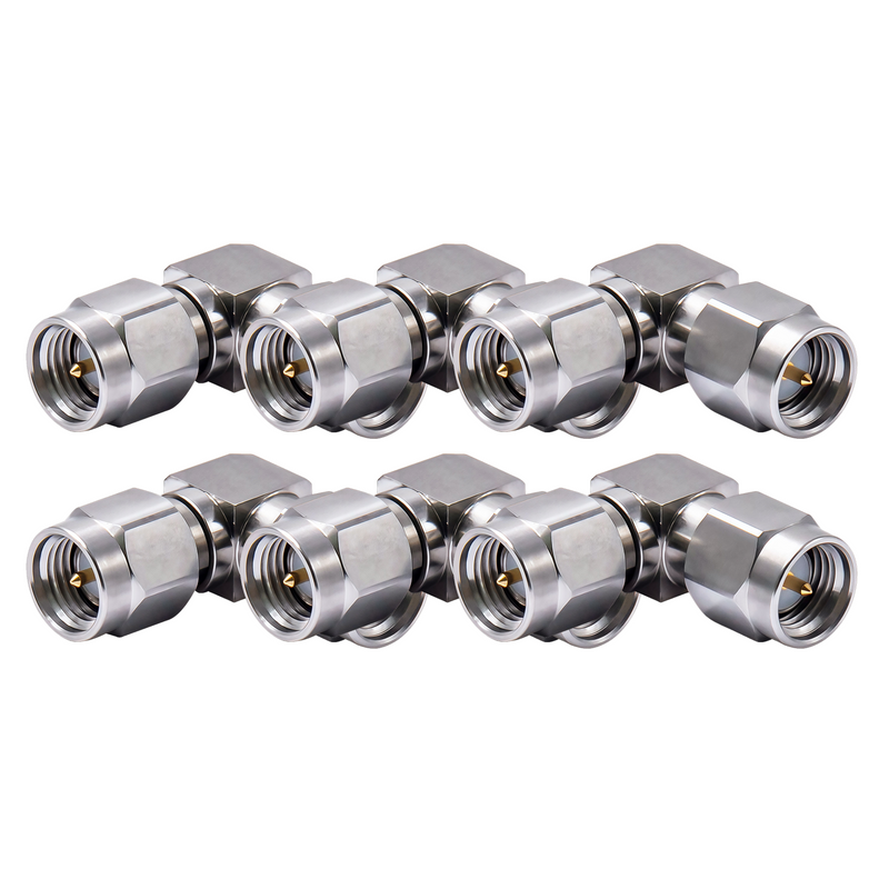 DC-18GHz SMA Male - SMA Male 90° Right Angle Adapter