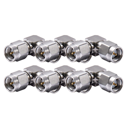 DC-18GHz SMA Male - SMA Male 90° Right Angle Adapter