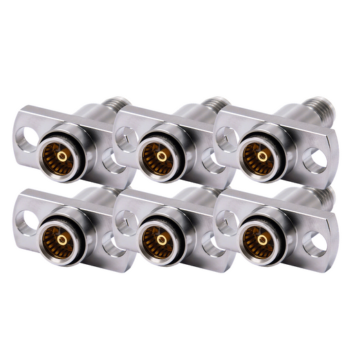 DC-18GHz SMA Female - BMA Female 2-Hole Flange Adapter