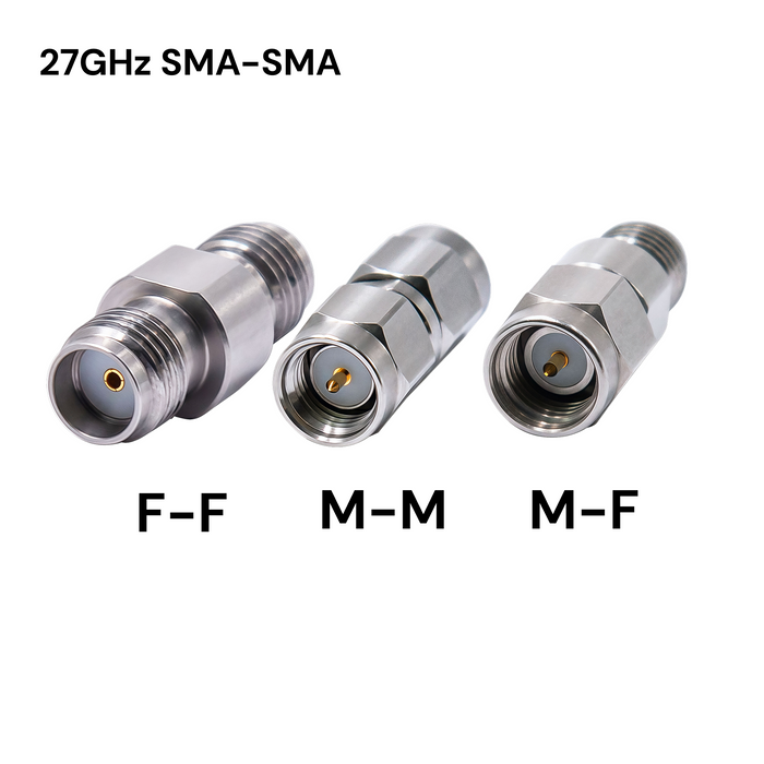DC-27GHz SMA to SMA 3-Piece Adapter Kit
