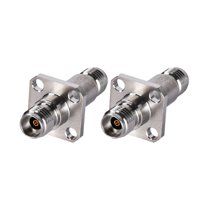 DC-40GHz 2.92mm Female - 2.92mm Female 4-Hole Flange Adapter