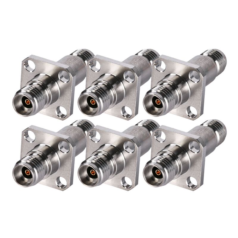 DC-40GHz 2.92mm Female - 2.92mm Female 4-Hole Flange Adapter