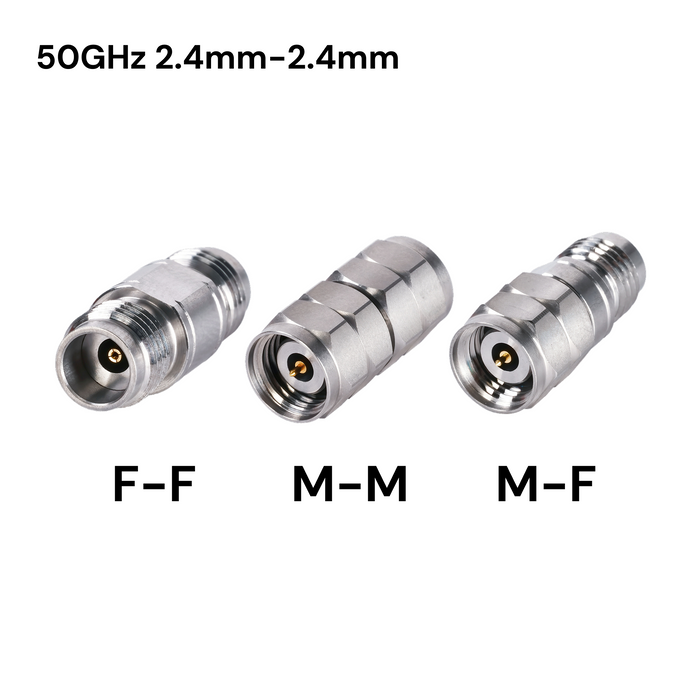 DC-50GHz 2.4mm to 2.4mm 3-Piece Adapter Kit