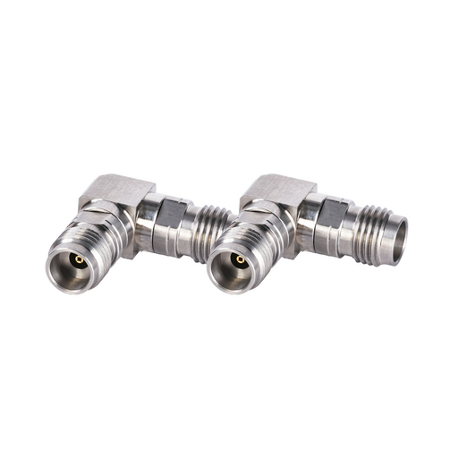DC-50GHz 2.4mm Female - 2.4mm Female 90° Right Angle Adapter