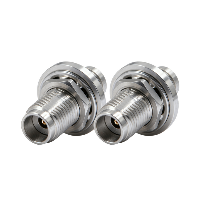 DC-50GHz 2.4mm Female - 2.4mm Female Bulkhead Adapter