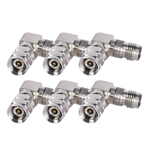 DC-50GHz 2.4mm Male - 2.4mm Female 90° Right Angle Adapter