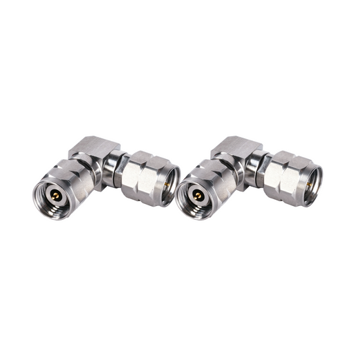 DC-50GHz 2.4mm Male - 2.4mm Male 90° Right Angle Adapter
