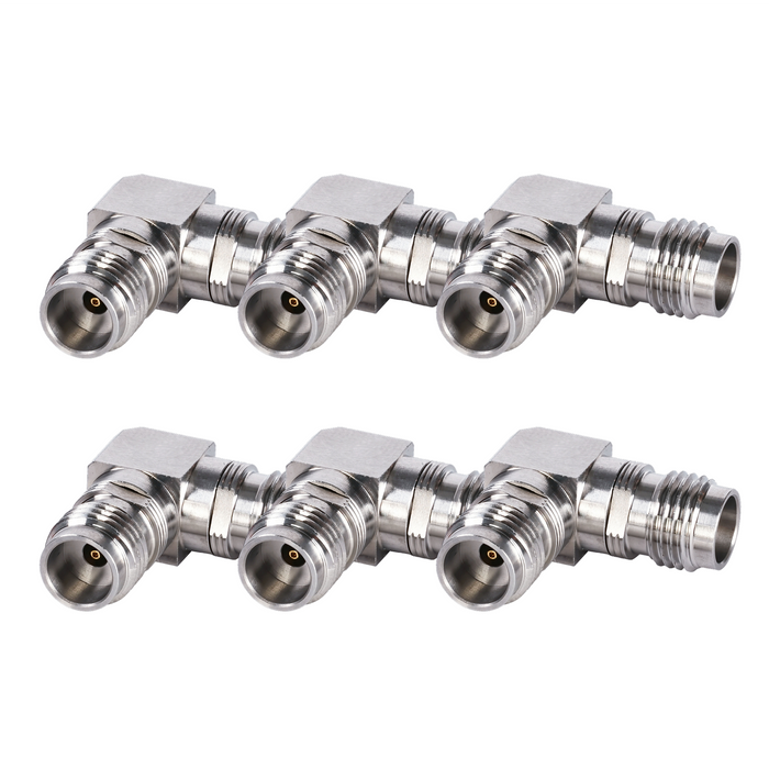 DC-67GHz 1.85mm Female - 1.85mm Female 90° Right Angle Adapter