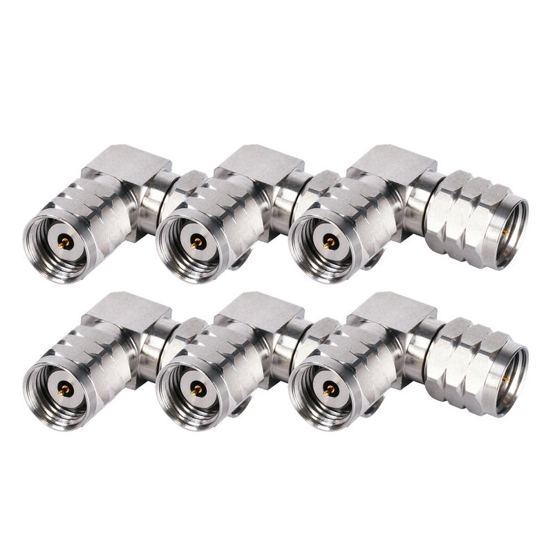DC-67GHz 1.85mm Male - 1.85mm Male 90° Right Angle Adapter