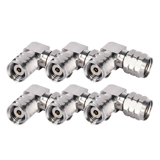 DC-67GHz 1.85mm Male - 1.85mm Male 90° Right Angle Adapter