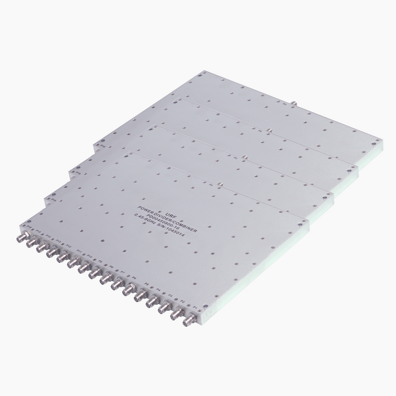 16-Way Power Divider/Combiner, 0.45-8GHz, SMA Female