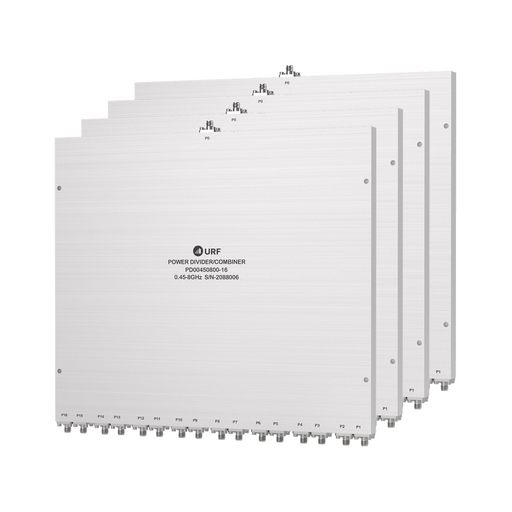 16-Way Power Divider/Combiner, 0.45-8GHz, SMA Female