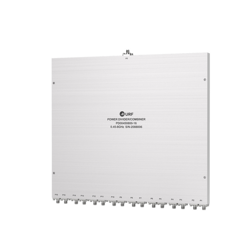 16-Way Power Divider/Combiner, 0.45-8GHz, SMA Female