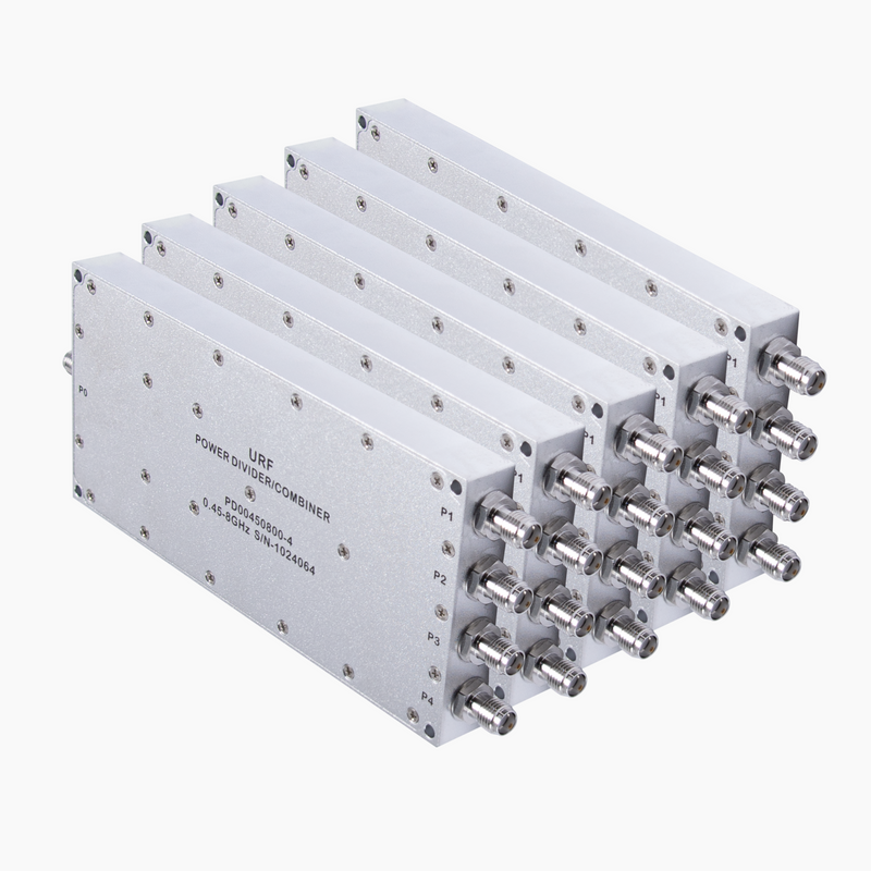 4-Way Power Divider/Combiner, 0.45-8GHz, SMA Female