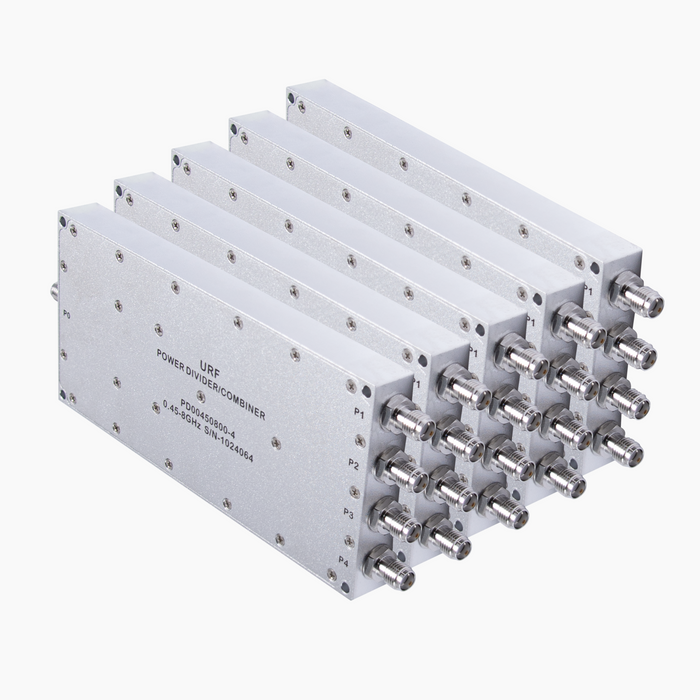4-Way Power Divider/Combiner, 0.45-8GHz, SMA Female