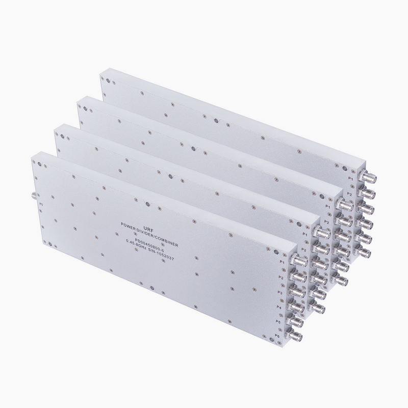 6-Way Power Divider/Combiner, 0.45-8GHz, SMA Female