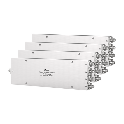 4-Way Power Divider/Combiner, 0.5-18GHz, SMA Female
