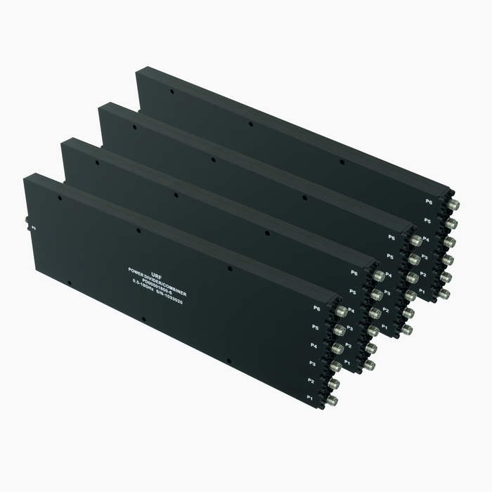 6-Way Power Divider/Combiner, 0.5-18GHz, SMA Female