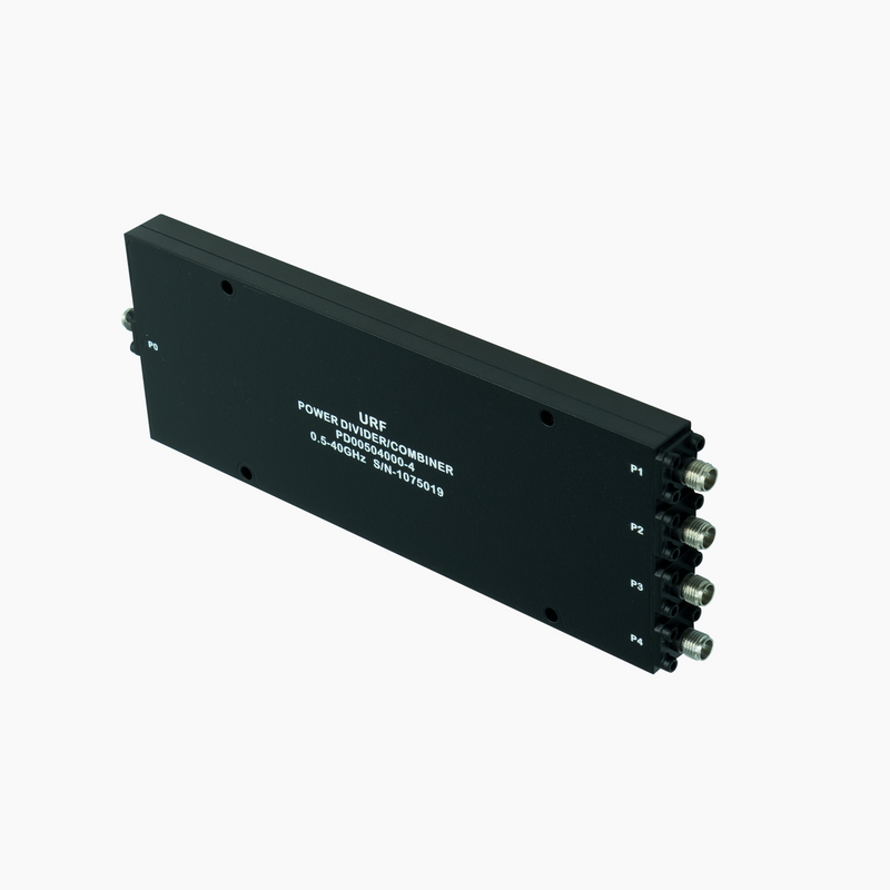 4-Way Power Divider/Combiner, 0.5-40GHz, 2.92mm Female