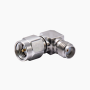 SMA Male to SMA Female 90° Right Angle RF Adapter, DC to 18GHz